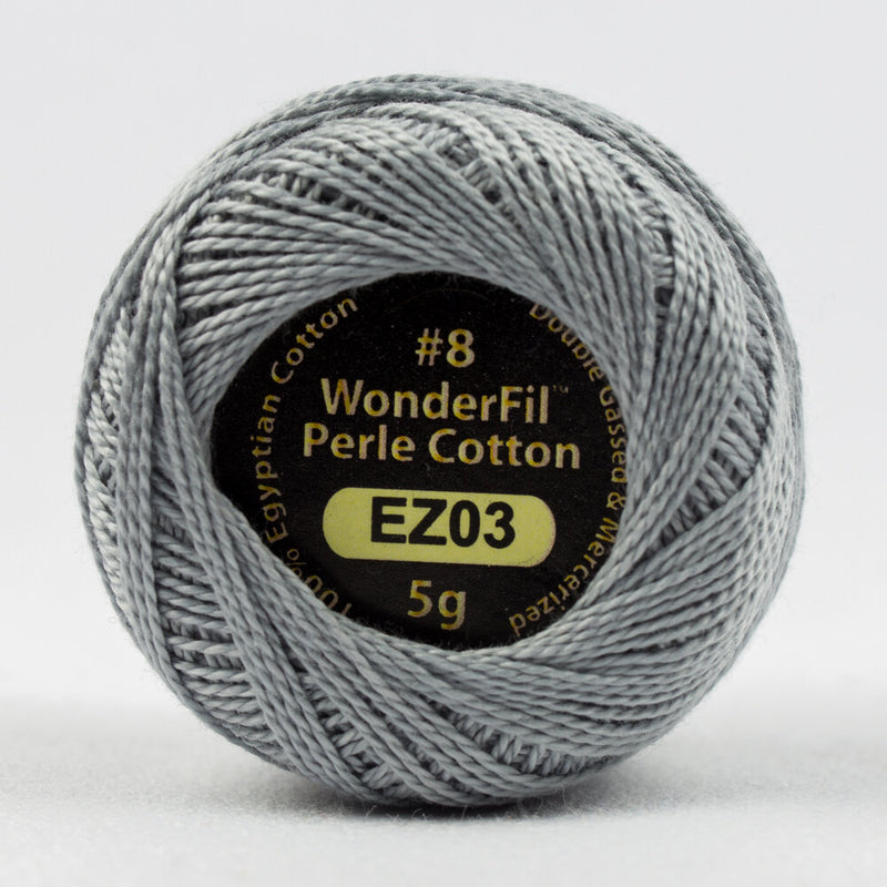 Wonderfil - Eleganza 8wt Perle Cotton Ball | Silverware EZ03