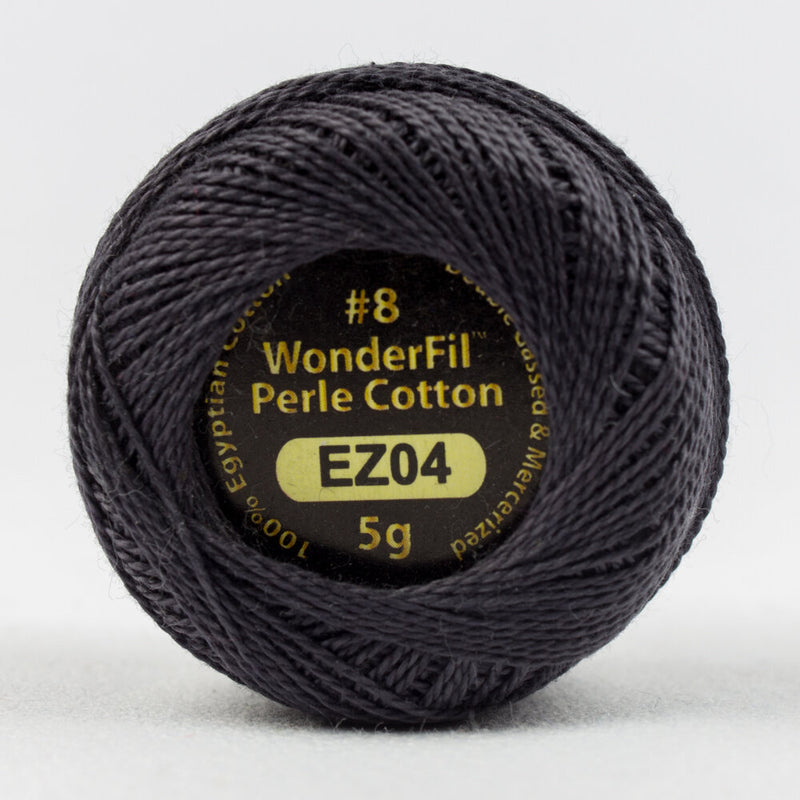 Wonderfil - Eleganza 8wt Perle Cotton Ball | Chiseled Slate EZ04
