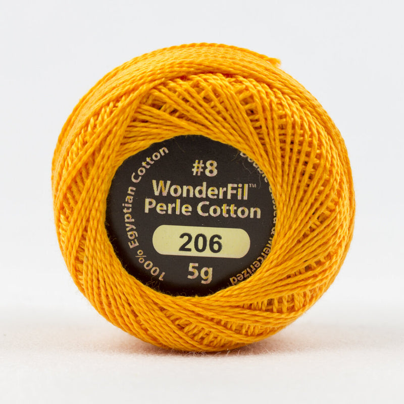 Wonderfil - Eleganza 8wt Perle Cotton Ball | Plump Pumpkin 206