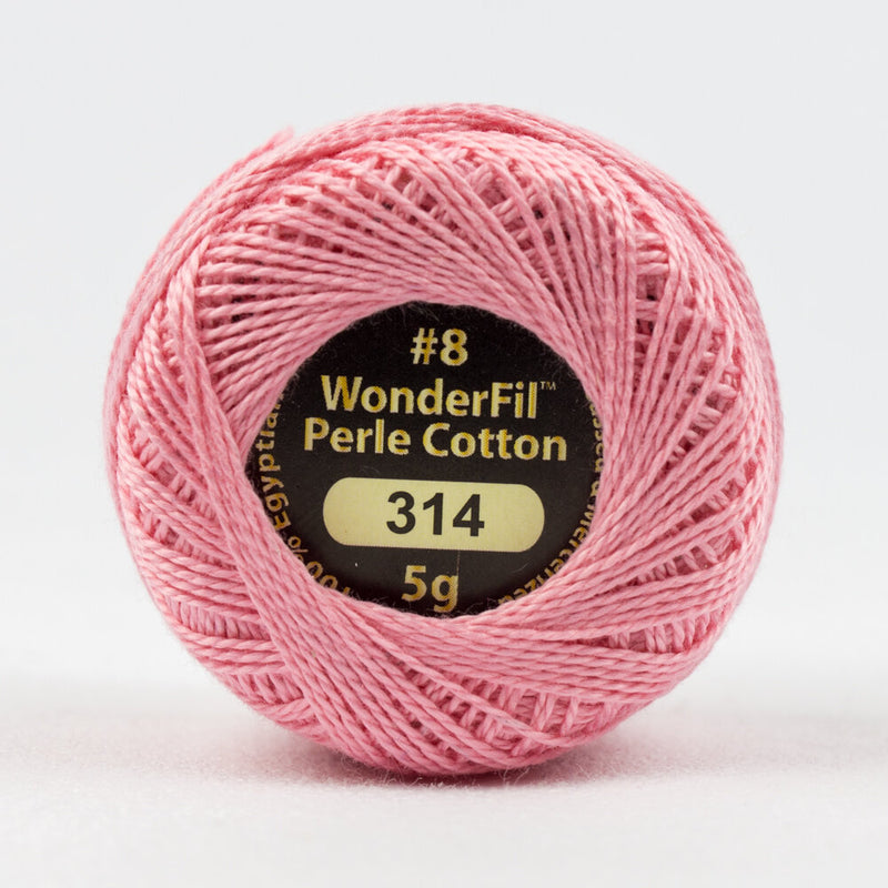 Wonderfil - Eleganza 8wt Perle Cotton Ball | Sweet Pink 314