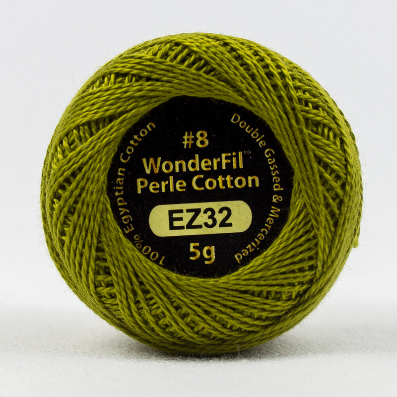 Wonderfil - Eleganza 8wt Perle Cotton Ball | Olive EZ32