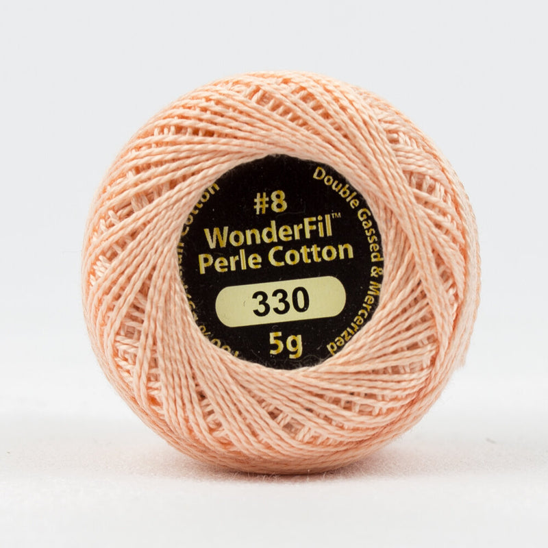 Wonderfil - Eleganza 8wt Perle Cotton Ball | Peach Fuzz 330
