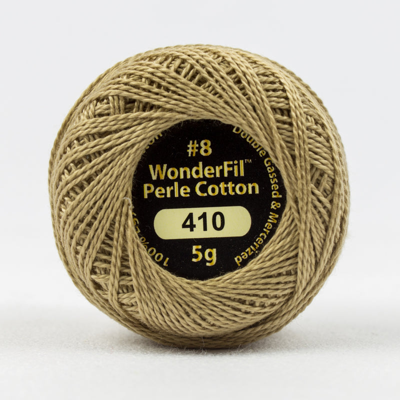 Wonderfil - Eleganza 8wt Perle Cotton Ball | Khaki 410