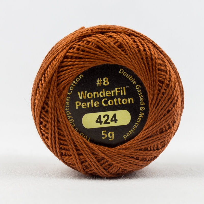 Wonderfil - Eleganza 8wt Perle Cotton Ball | Tawny Owl 424