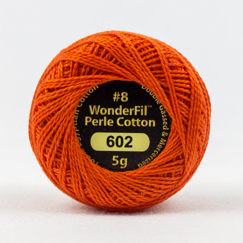 Wonderfil - Eleganza 8wt Perle Cotton Ball | Hot Coals 602