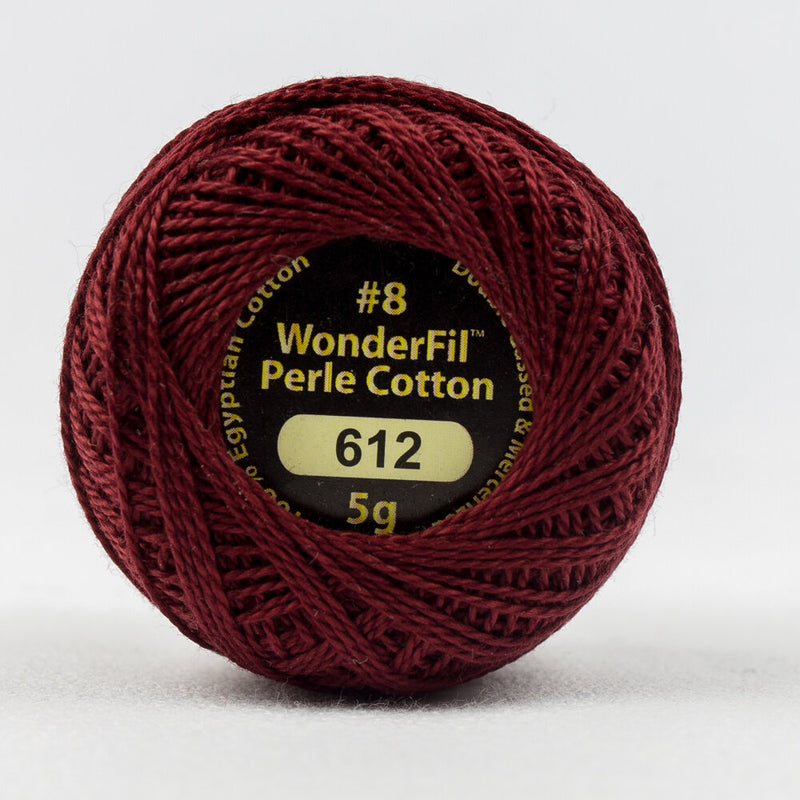 Wonderfil - Eleganza 8wt Perle Cotton Ball | Dry Wine 612