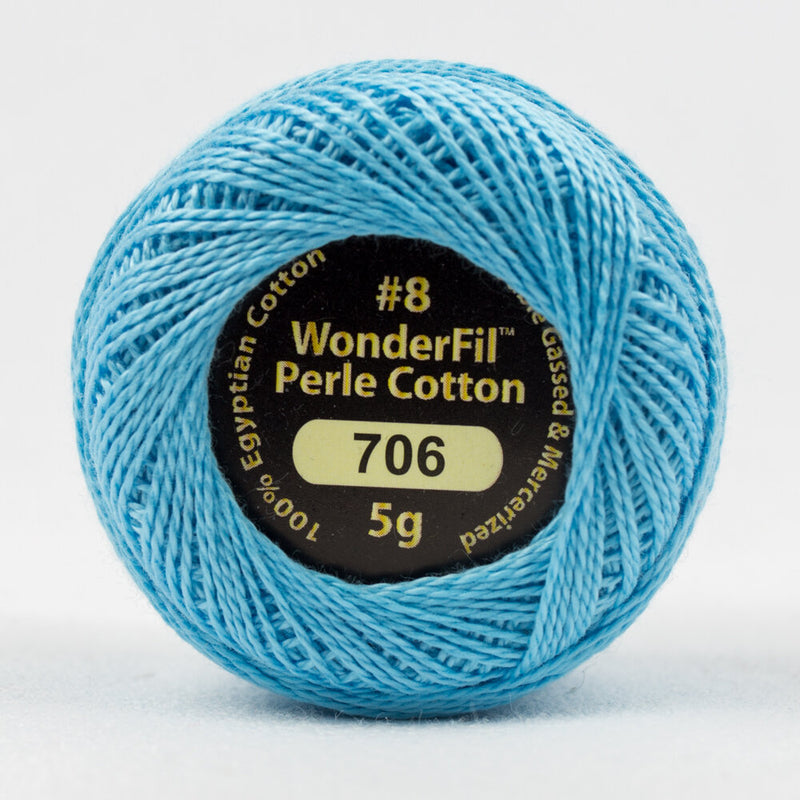 Wonderfil - Eleganza 8wt Perle Cotton Ball | Summer Skies 706