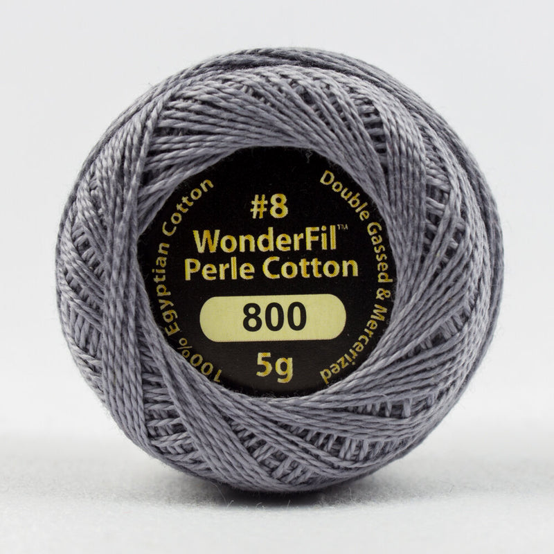 Wonderfil - Eleganza 8wt Perle Cotton Ball | Brewing Storm 800