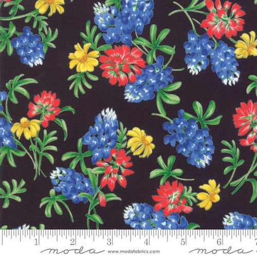 Fields of Blue - Wildflower Tossed Black | 33452-17