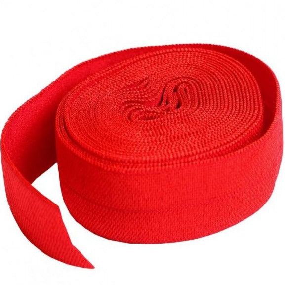 By Annie Fold-over Elastic 2yds | Atom Red