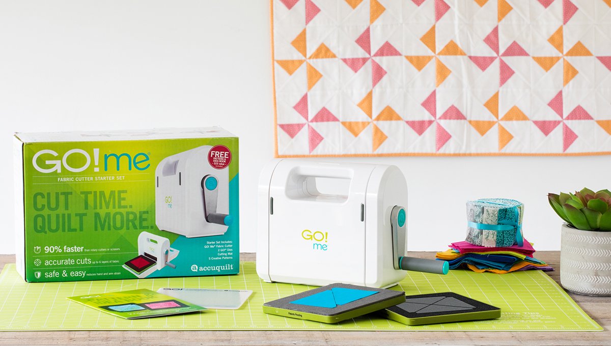 AccuQuilt GO! Me Easy Fabric Project Maker Fabric Cutter & Starter