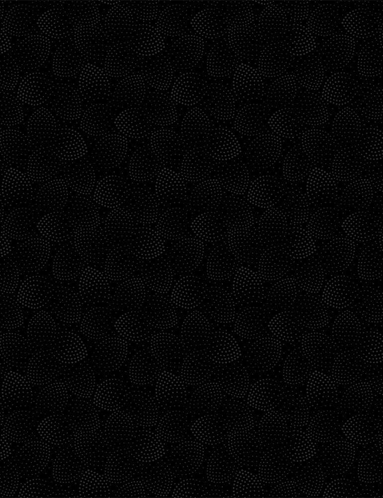 Hue - Dotted Petals Black | C5148-BLK