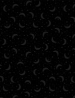 Hue - Black on Black Stars & Moons | C8189-BLK