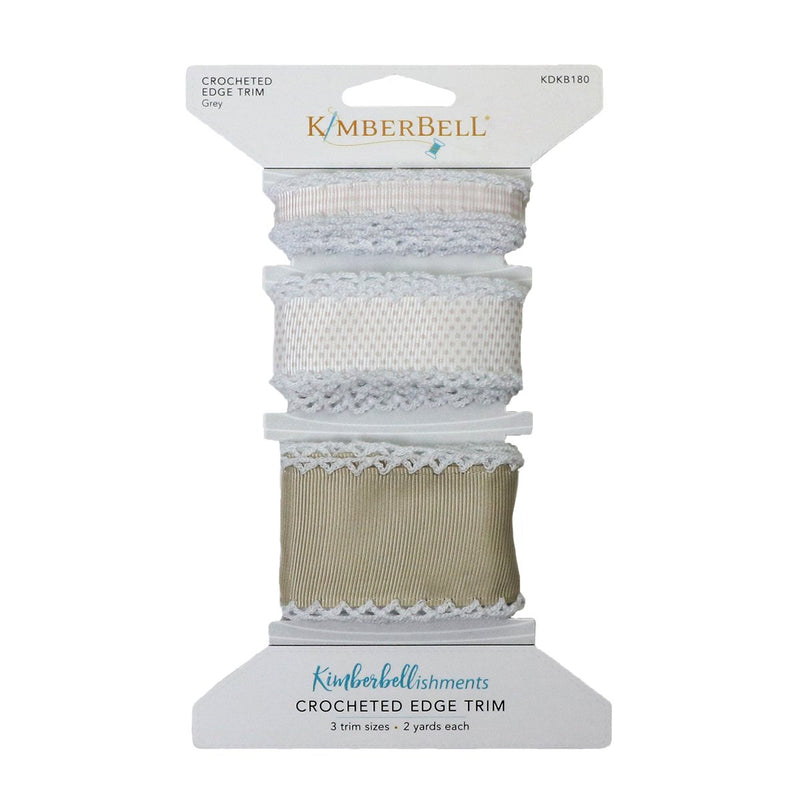 Kimberbell Designs | Crocheted Edge Trim - Grey