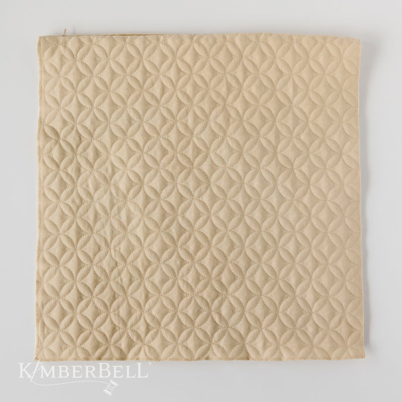 Kimberbell Designs | Quilted Pillow Cover Blank 19" x 19" Sand Linen