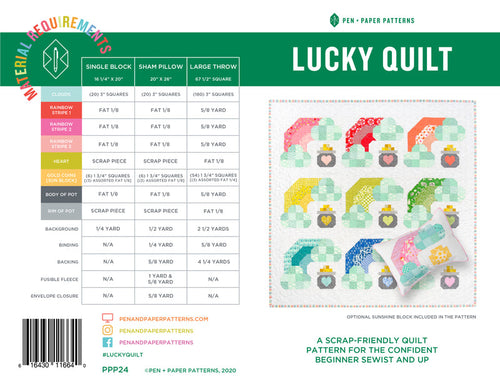 Lucky Quilt | Pen + Paper Patterns