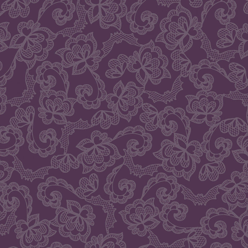 Web of Roses - Bat Lace Purple | 10214-V