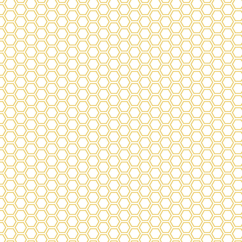 Vintage Flora - Honeycomb Yellow | MAS10335-S