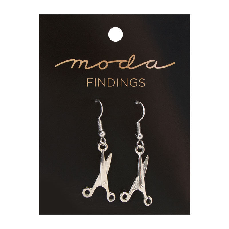 Moda | Earrings Scissors Silver