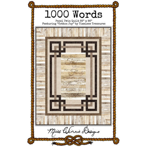 1000 Words | Miss Winnie Designs