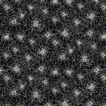 Vampire Glow - Black Spider Webs Glow in the Dark | CG7786-BLK