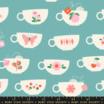 Camellia - Tea Cups Turquoise | RS0029-16