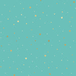 Birthday - Turquoise Stars Metallic | RS2049-13M