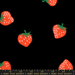 Strawberry Friends - Strawberry Dance Black Rayon | RS3044-16R