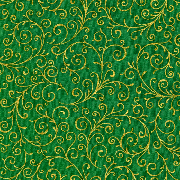 Holiday Flourish 15 - Scroll Green | SRKM-20787-7