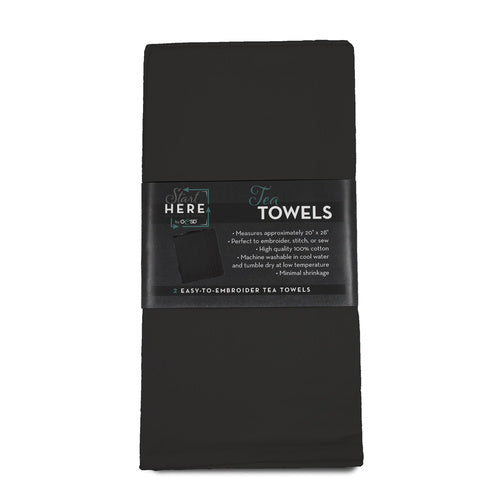OESD | Tea Towel - Black
