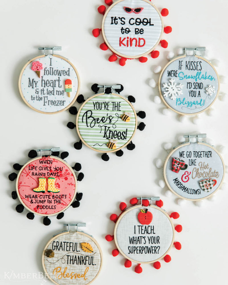 Kimberbell Designs | Buttons: Always in Season - Machine Embroidery
