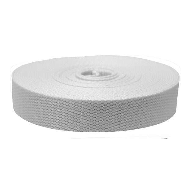 Nylon Webbing - 1" BTY | White