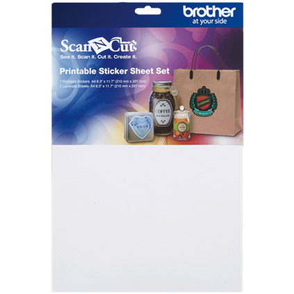 Brother ScanNCut | Printable Sticker Sheet Set