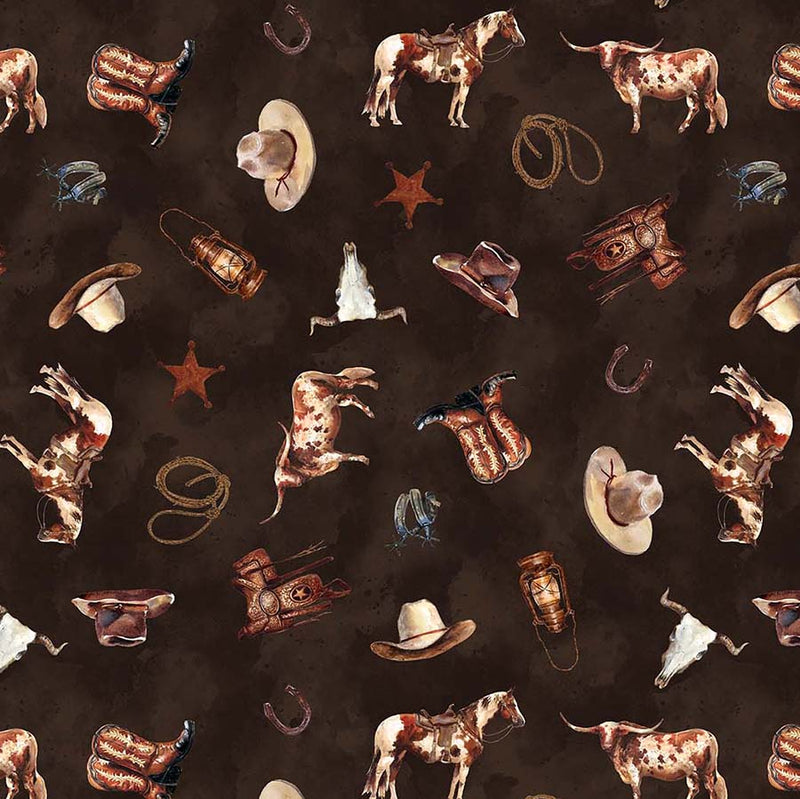 Saddle Up - Cowboy Brown | DP24383-36