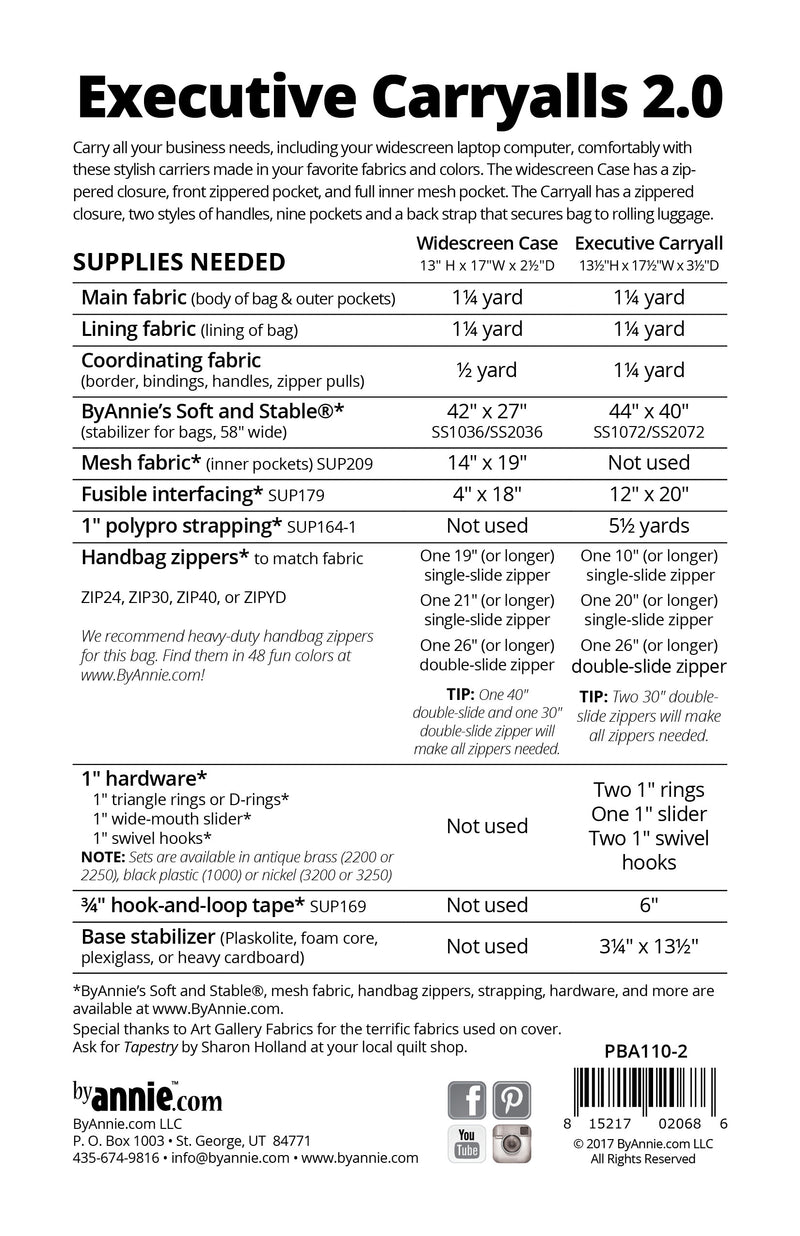 Executive Carryalls 2.0 | By Annie
