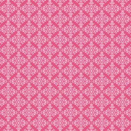 Flirty - Hearts Damask Pink | 10136-23