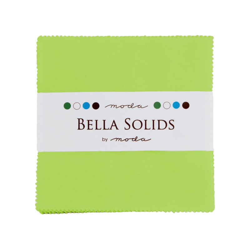 Moda Bella Solids - Charm Pack Lime | 9900PP-75