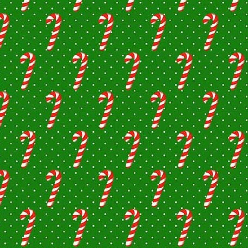 Under the Mistletoe - Candy Cane Wishes Green | CX9807-GREE