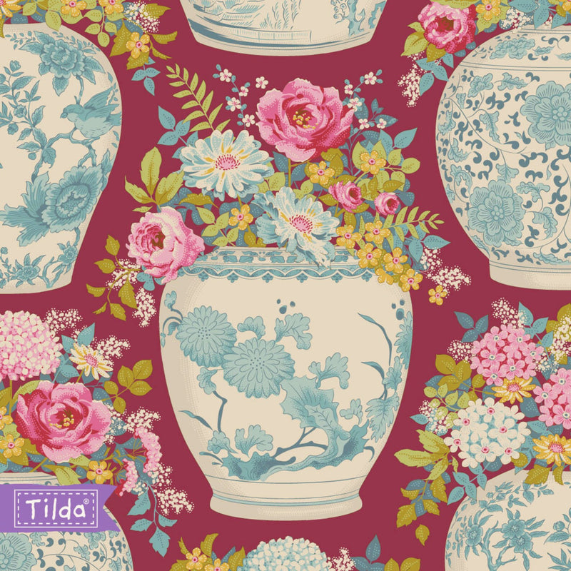 Chic Escape - Flowervase Maroon | TIL100459