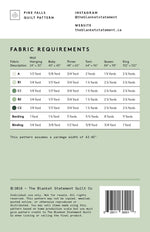 Pine Falls Quilt Pattern | The Blanket Statement Quilt Co.