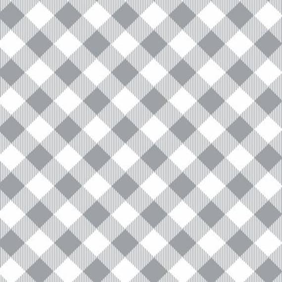 Priscilla's Pretty Plaids - Gray/White | 9300-90