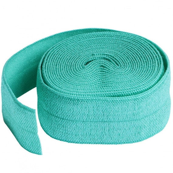 By Annie Fold-over Elastic 2yds | Turquoise