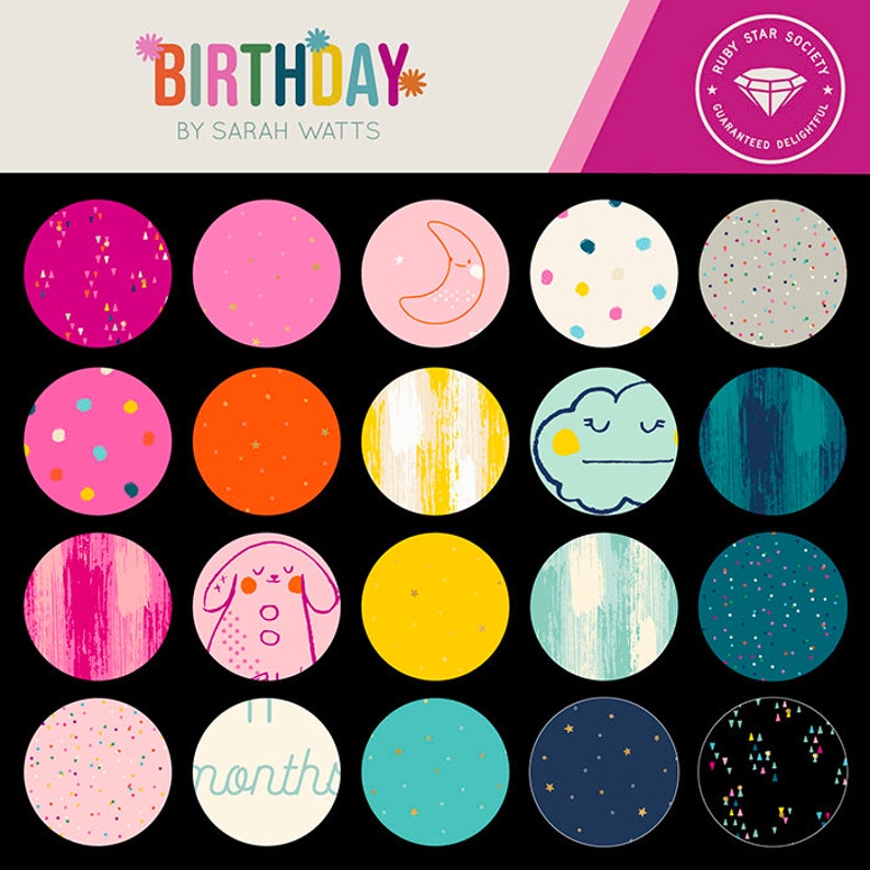 Birthday - Fat Quarter Bundle | RS2043FQ