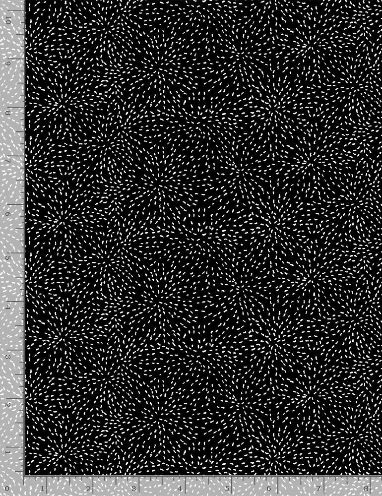 Inked - Black Moving Tiny Dot Points | C8736