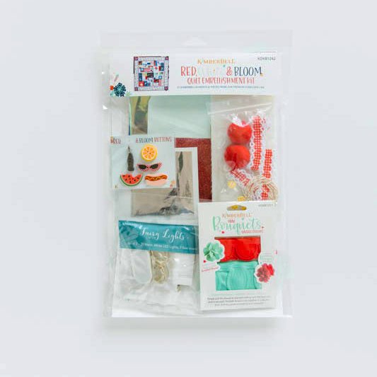 Kimberbell Designs | Red White & Bloom - Quilt Embellishment Kit