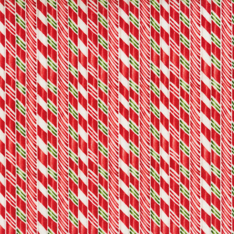 Peppermint Candy - Candy Cane Stripes White Multi | 24628-10