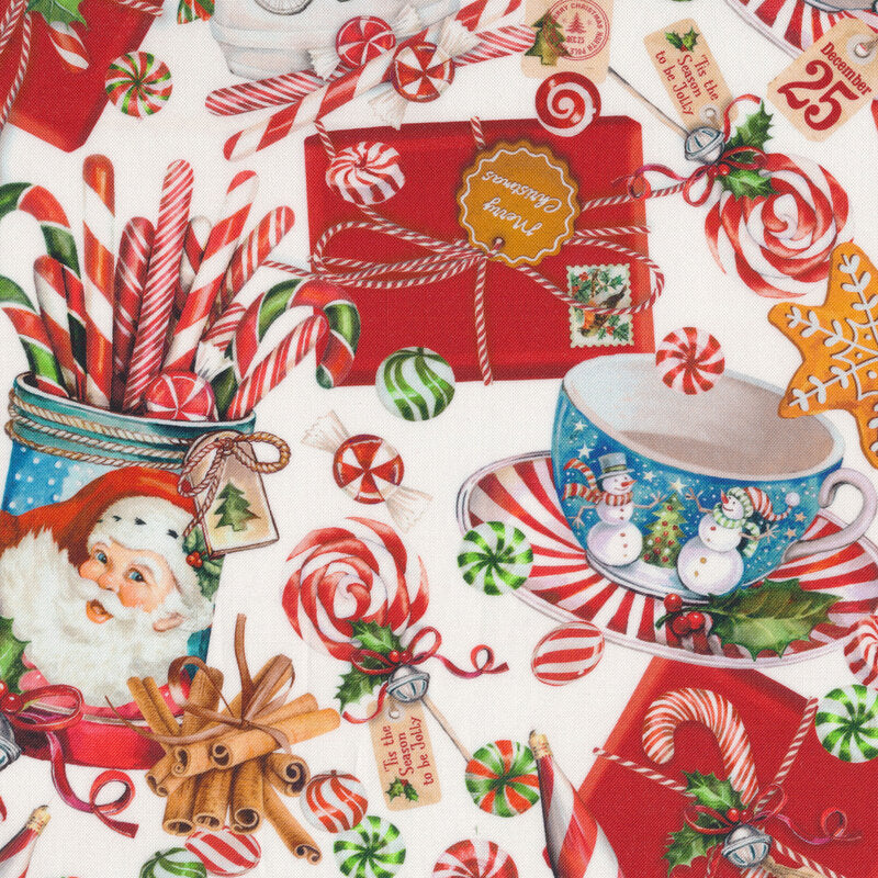 Peppermint Candy - Christmas Treats White Multi | DP24623-10