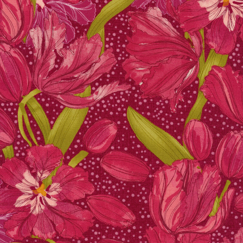 Tulip Tango - Tulip Blooms Cranberry | 48710-19