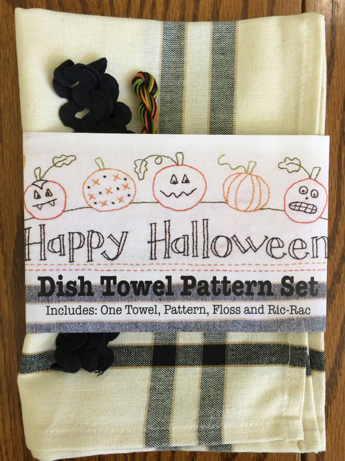Bareroots Dishtowel Kit | Happy Halloween