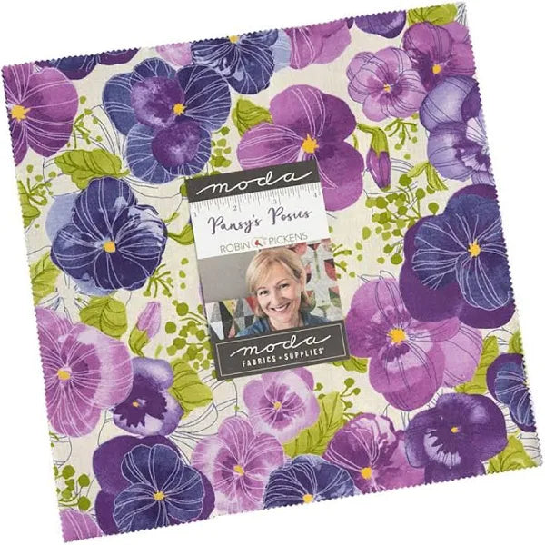 Pansy's Posies - Layer Cake | 48720LC